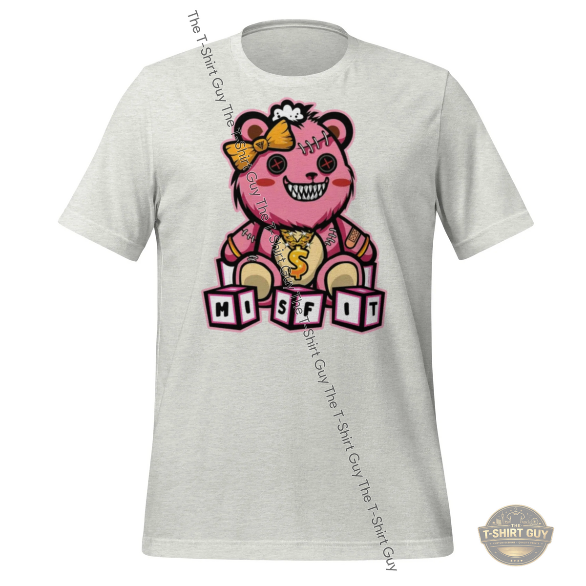 Watermarked - Girl Misfit Bear Unisex t-shirt