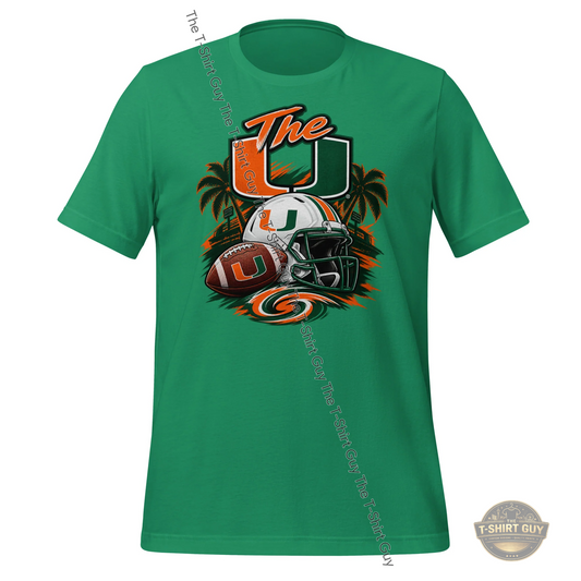 Watermarked - Miami Hurricanes The U Unisex t-shirt
