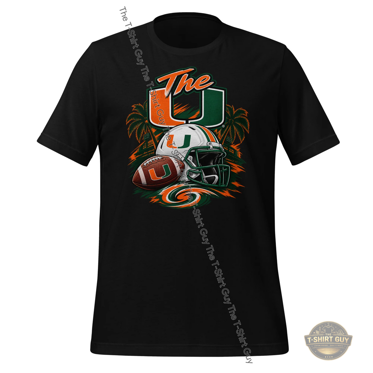 Watermarked - Miami Hurricanes The U Unisex t-shirt