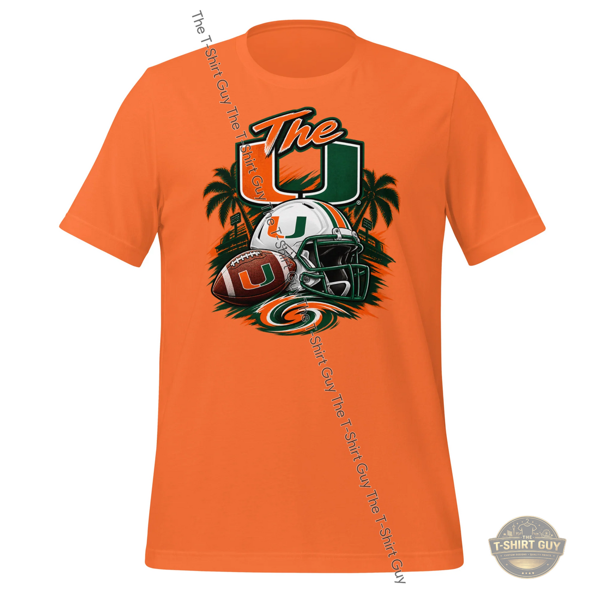 Watermarked - Miami Hurricanes The U Unisex t-shirt