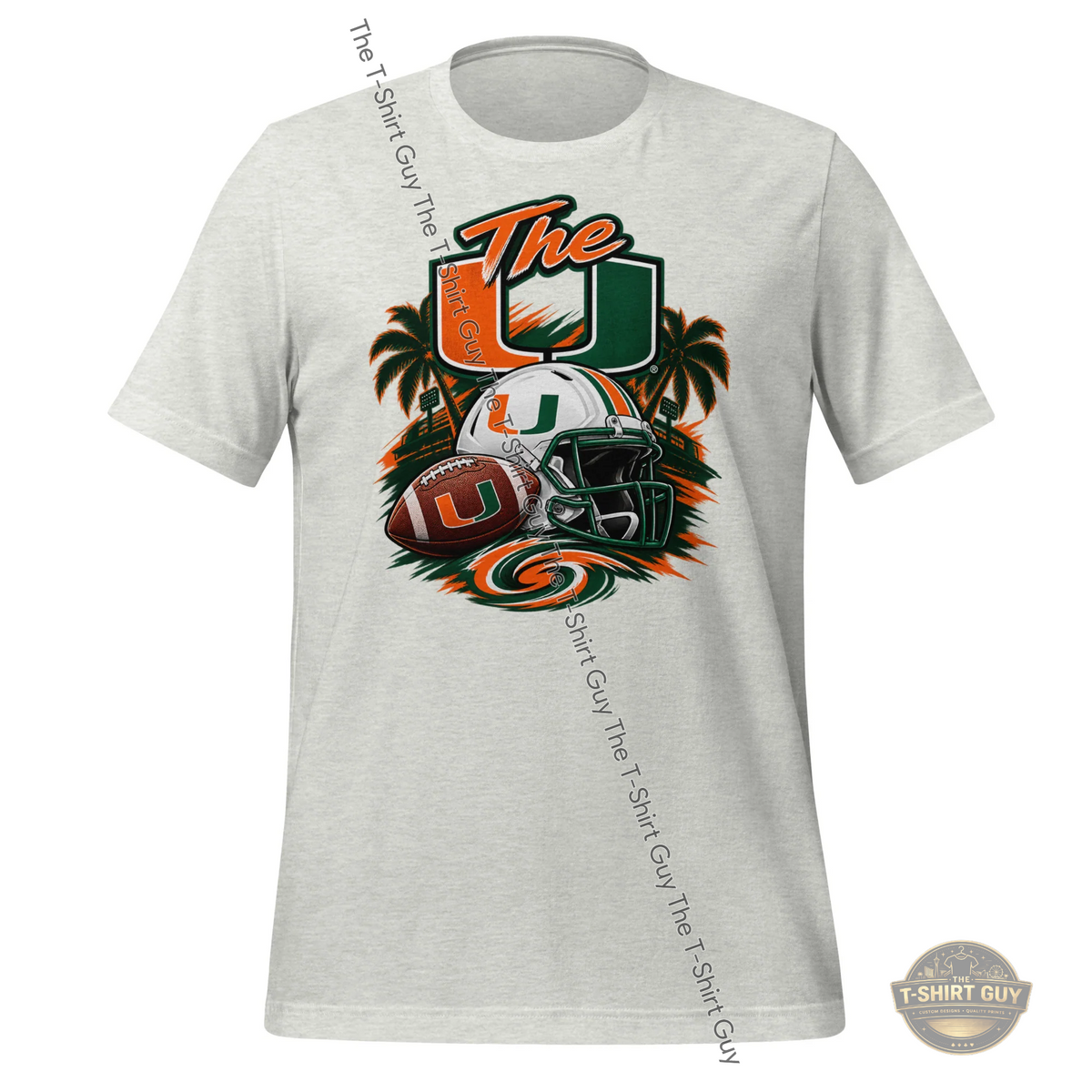 Watermarked - Miami Hurricanes The U Unisex t-shirt