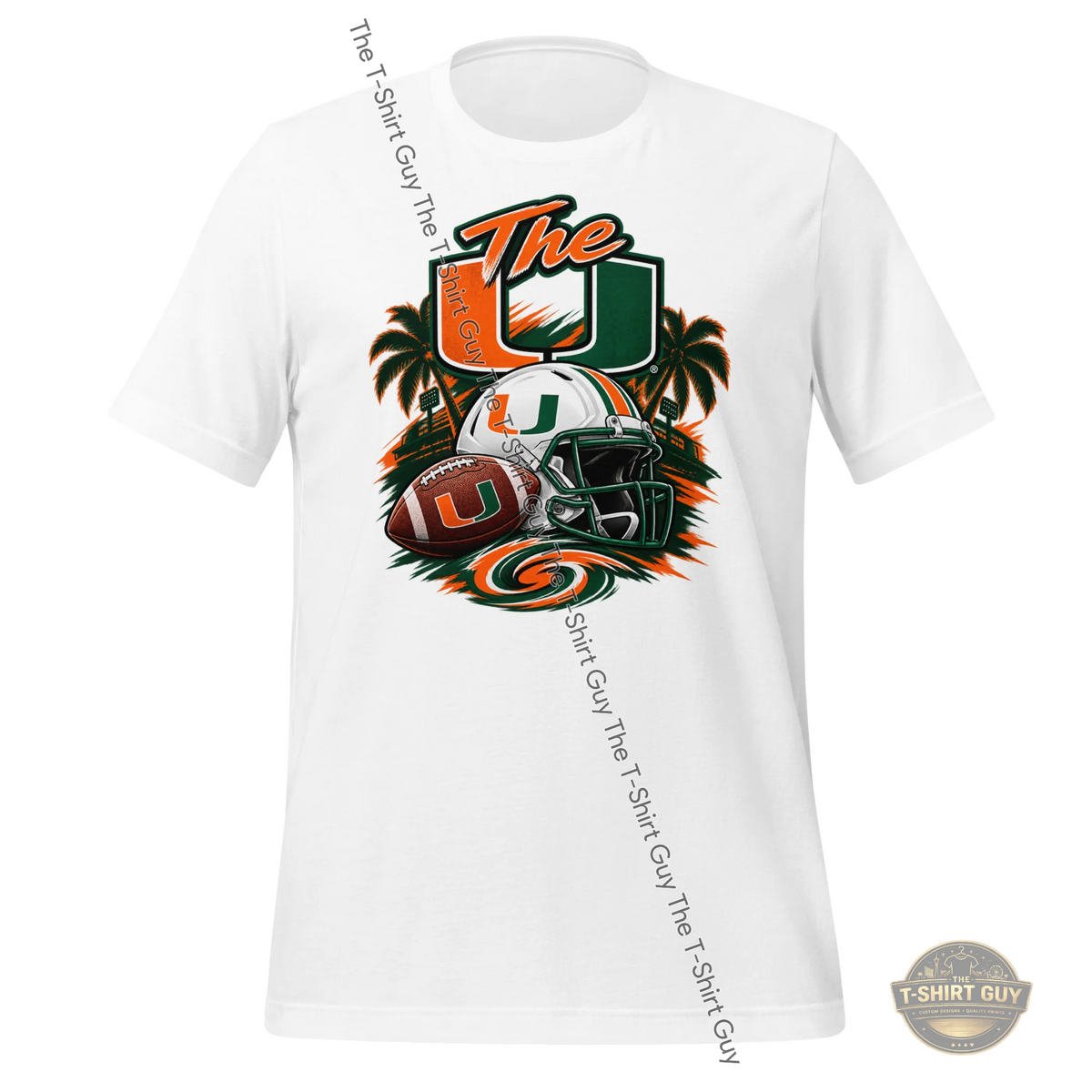 Watermarked - Miami Hurricanes The U Unisex t-shirt