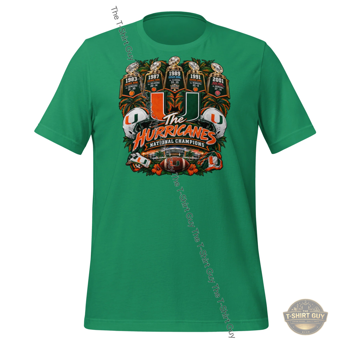 Watermarked - The Hurricanes National Championship Legacy Unisex t-shirt