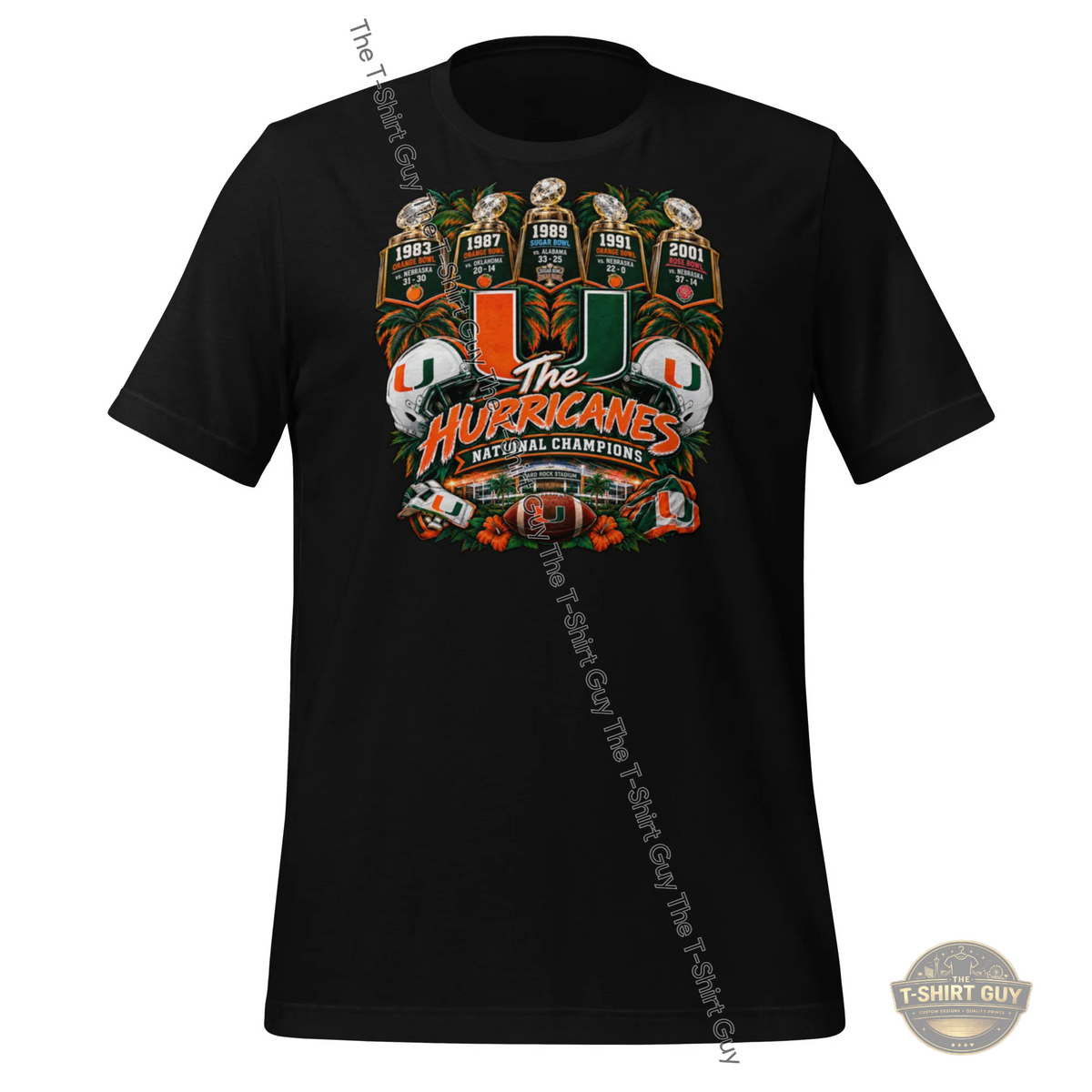 Watermarked - The Hurricanes National Championship Legacy Unisex t-shirt