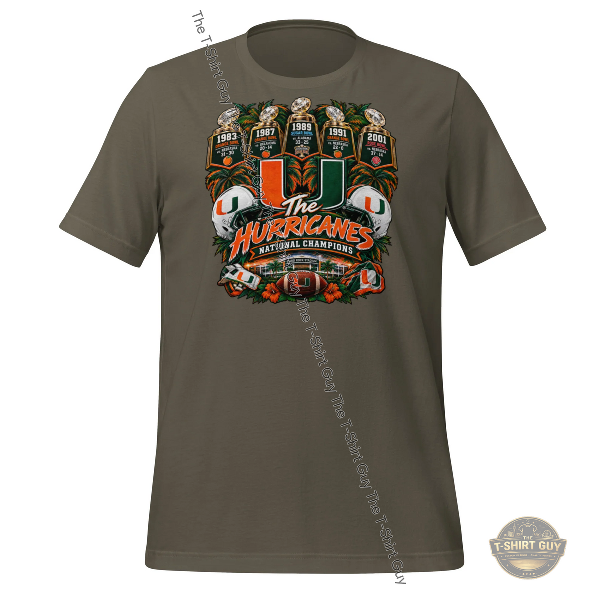 Watermarked - The Hurricanes National Championship Legacy Unisex t-shirt
