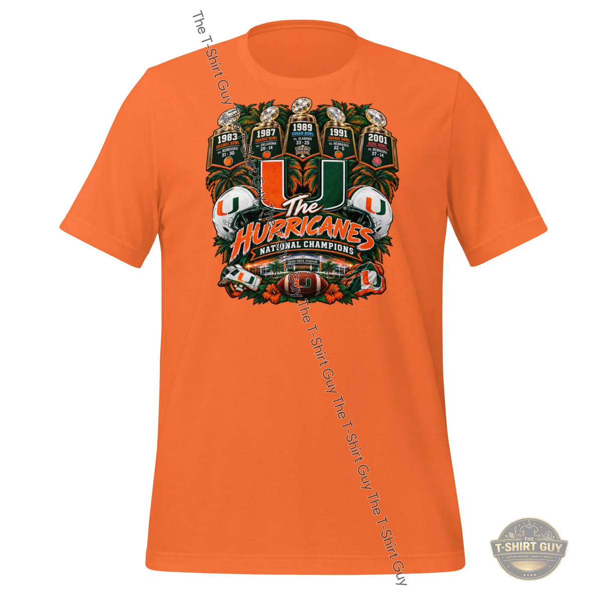 Watermarked - The Hurricanes National Championship Legacy Unisex t-shirt