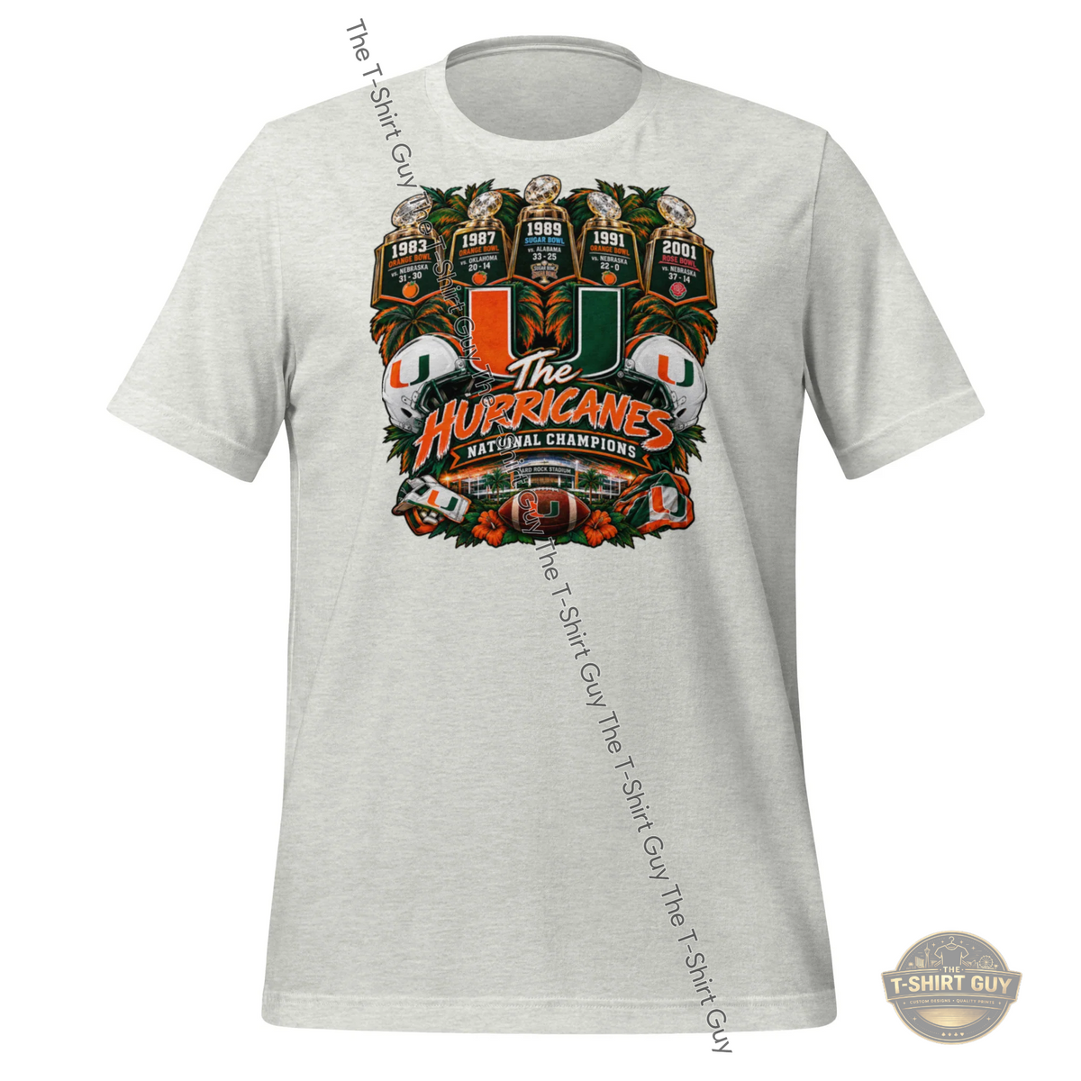 Watermarked - The Hurricanes National Championship Legacy Unisex t-shirt