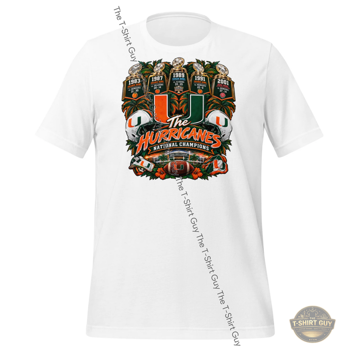 Watermarked - The Hurricanes National Championship Legacy Unisex t-shirt