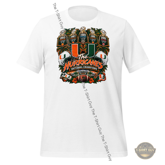 Watermarked - The Hurricanes National Championship Legacy Unisex t-shirt