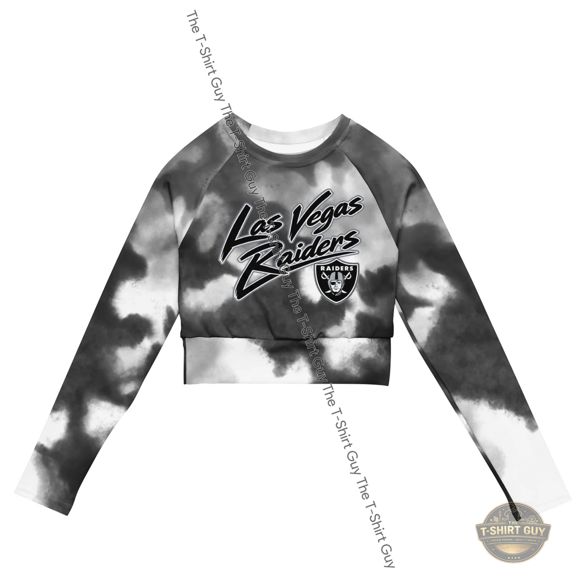 Watermarked - Las Vegas Raideers Jeanty Long-sleeve crop top