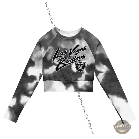 Watermarked - Las Vegas Raider Bowers Long-sleeve crop top