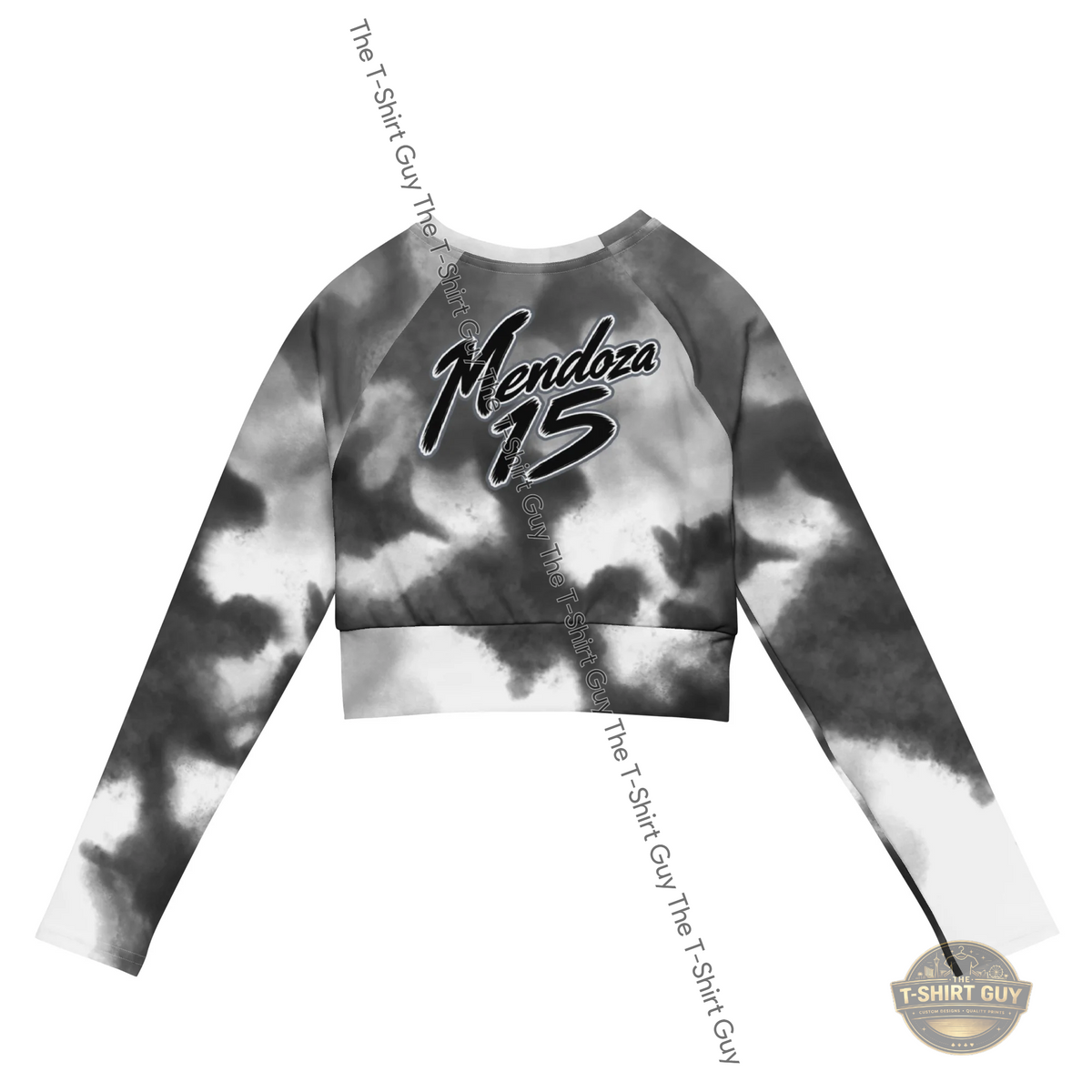Watermarked - Las Vegas Raiders Mendoza Long-sleeve crop top