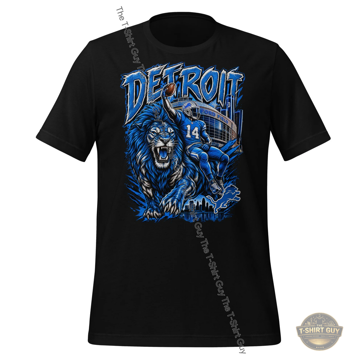 Watermarked - Detroit Lions Amon Ra St Brown Unisex t-shirt