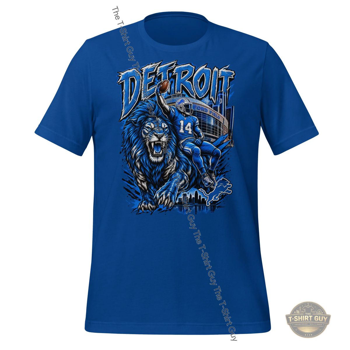 Watermarked - Detroit Lions Amon Ra St Brown Unisex t-shirt