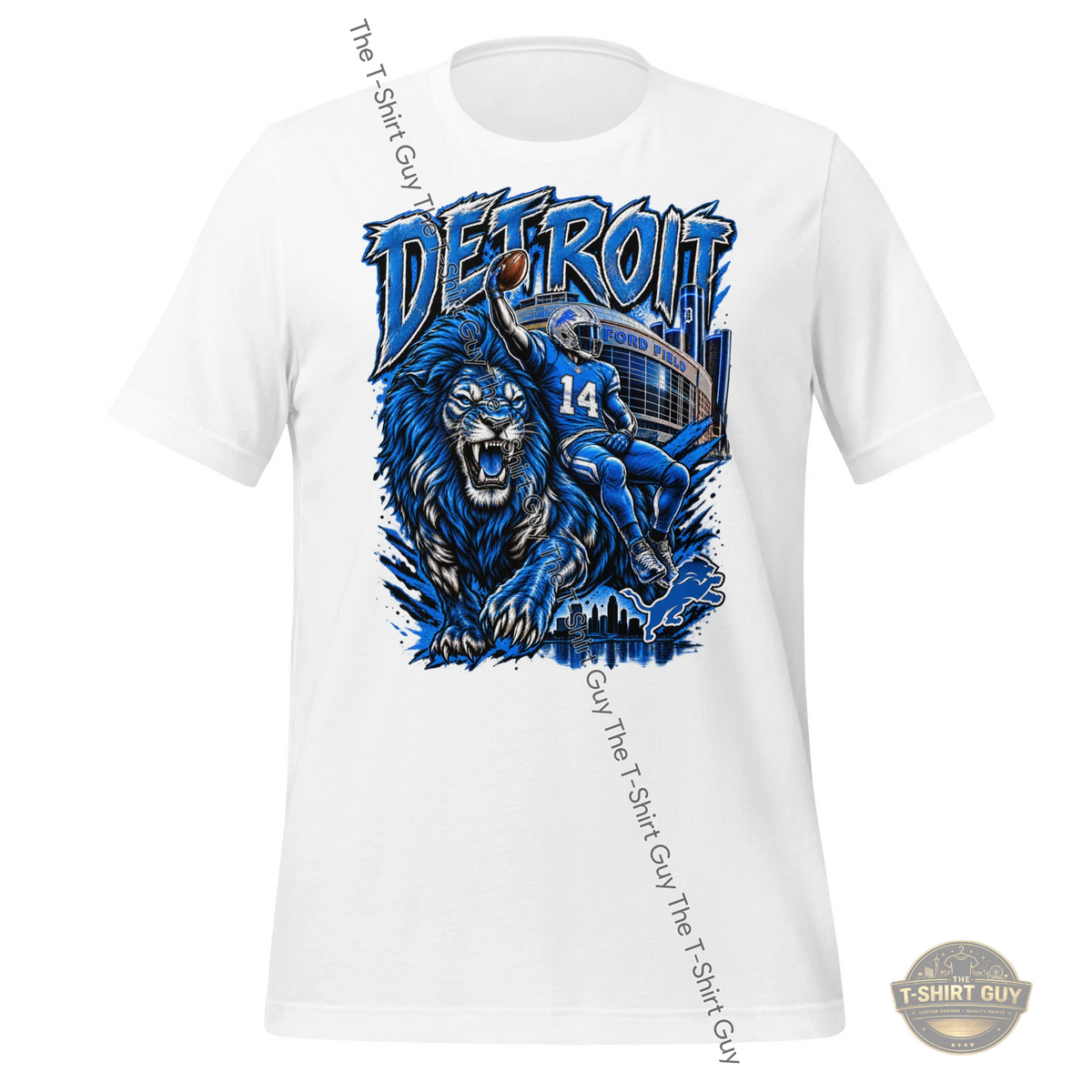 Watermarked - Detroit Lions Amon Ra St Brown Unisex t-shirt