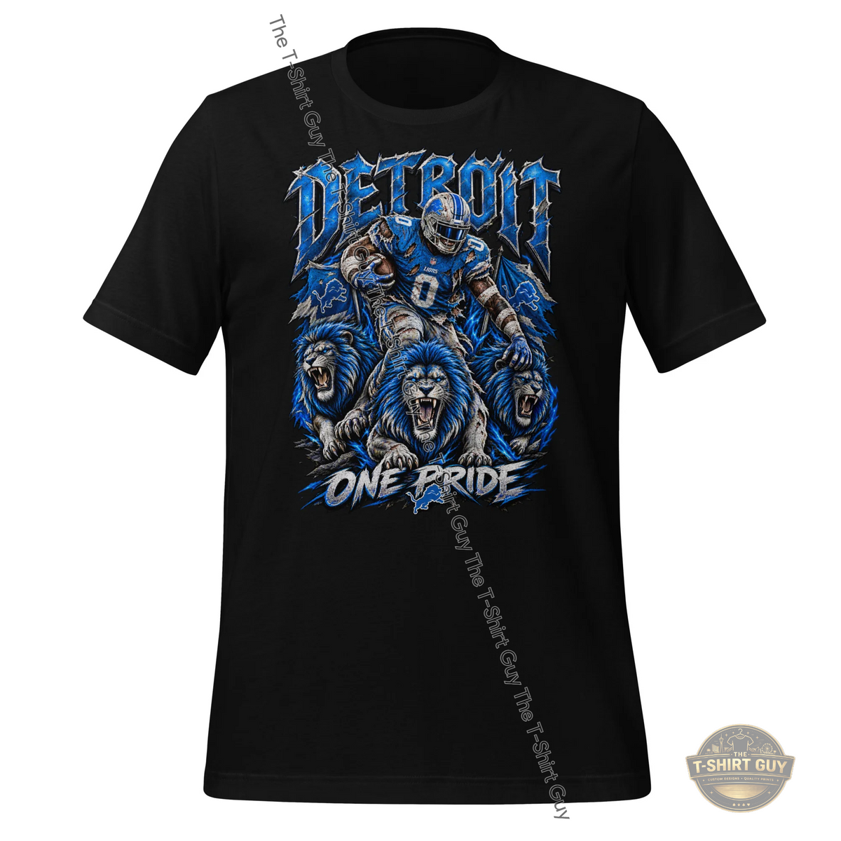 Watermarked - Detroit Lions One Pride Unisex t-shirt