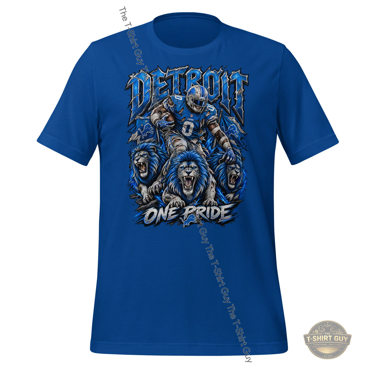 Watermarked - Detroit Lions One Pride Unisex t-shirt