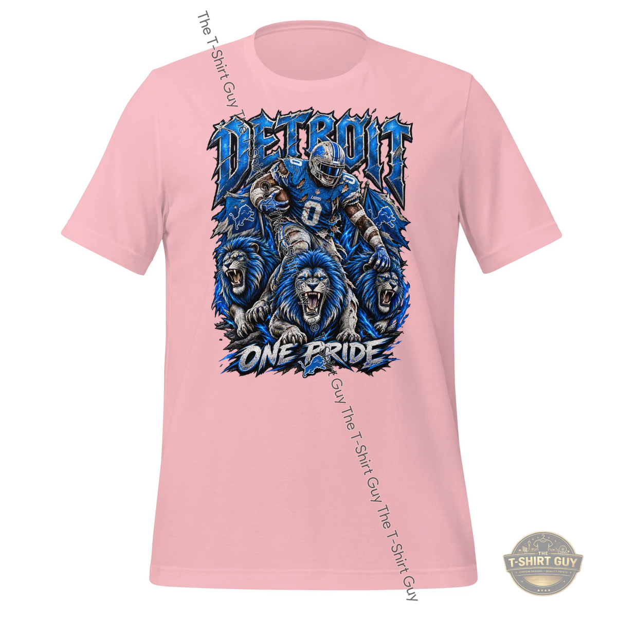 Watermarked - Detroit Lions One Pride Unisex t-shirt
