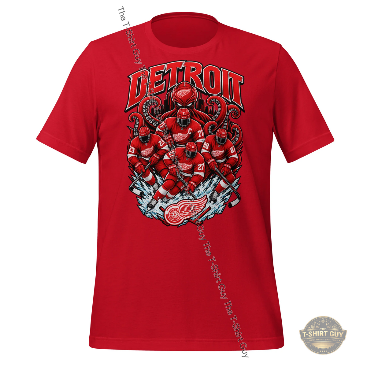 Watermarked - Detroit Red Wings Unisex t-shirt