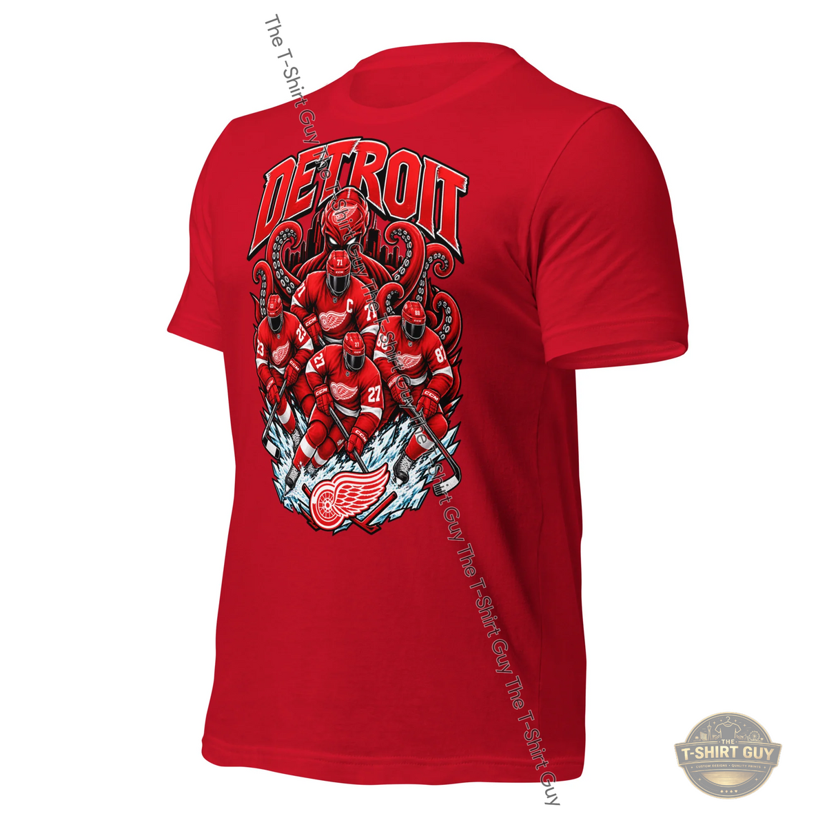 Watermarked - Detroit Red Wings Unisex t-shirt