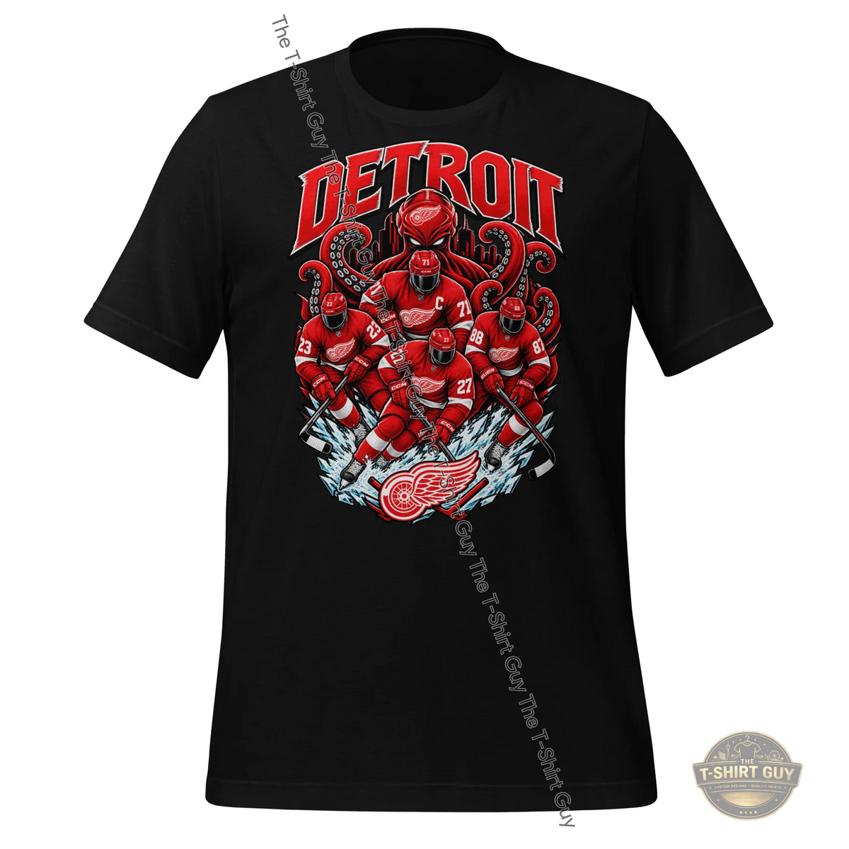 Watermarked - Detroit Red Wings Unisex t-shirt
