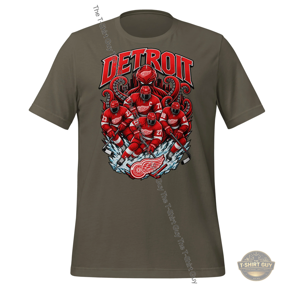 Watermarked - Detroit Red Wings Unisex t-shirt