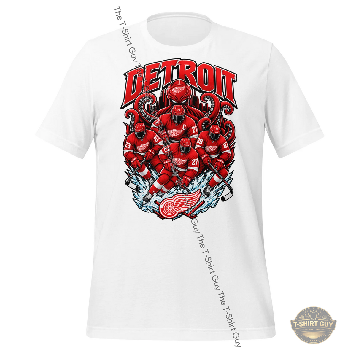Watermarked - Detroit Red Wings Unisex t-shirt