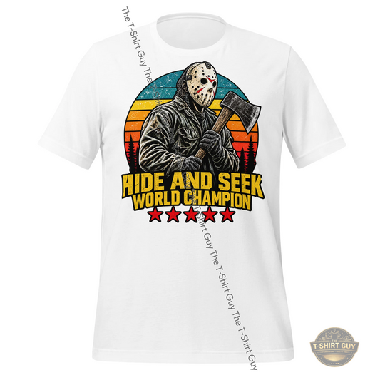 Watermarked - Hide and Seek World Champion Unisex t-shirt