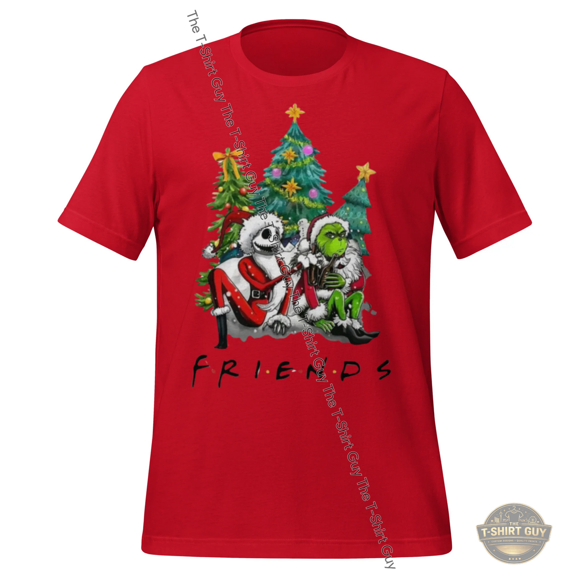 Watermarked - Christmas Friends Unisex t-shirt
