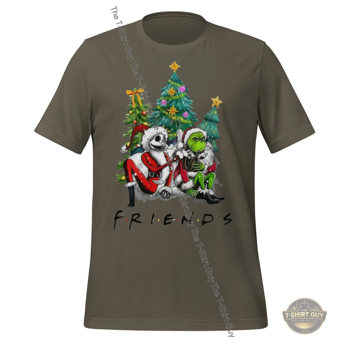 Watermarked - Christmas Friends Unisex t-shirt