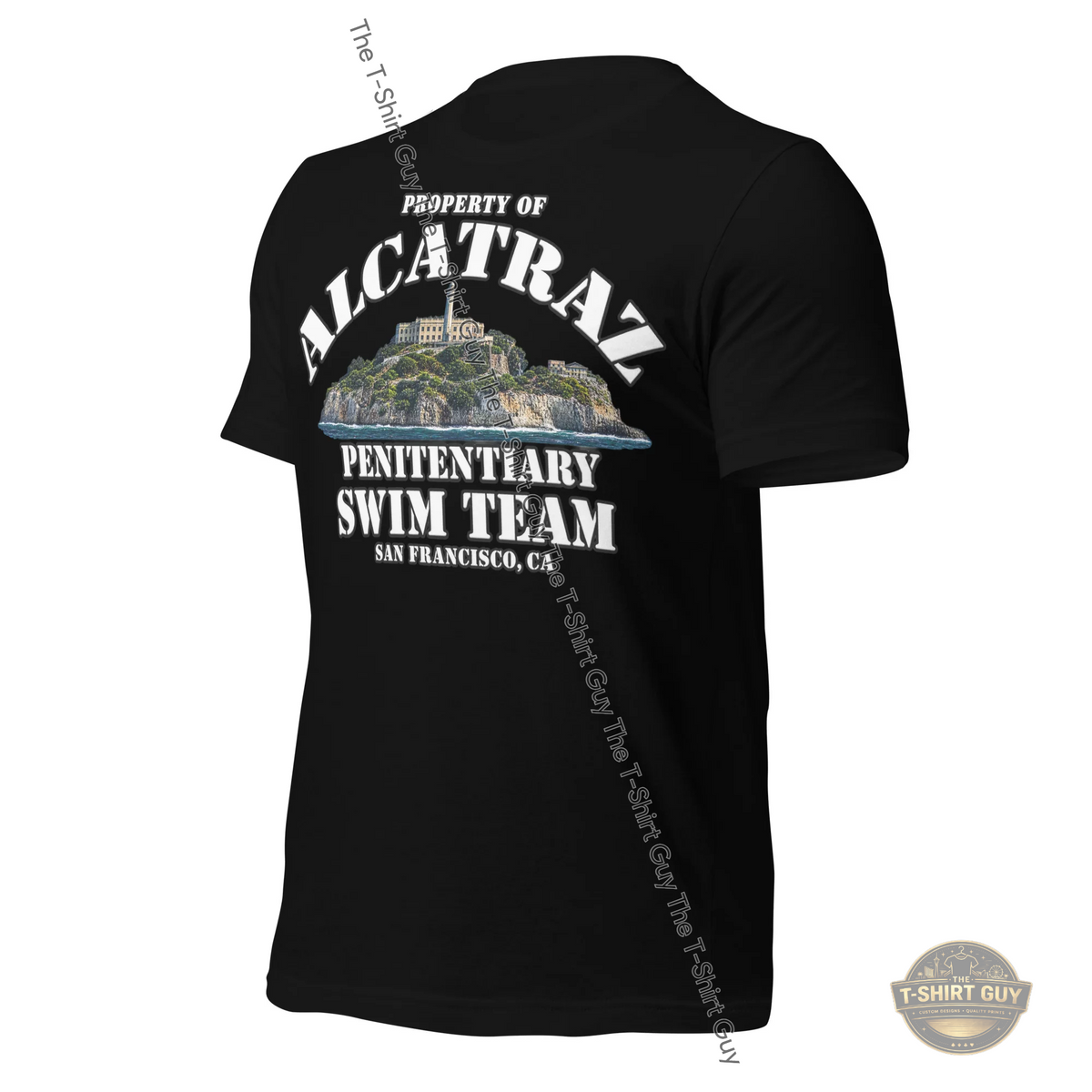 Watermarked - Property of Alcatraz Penitentiary Swim Team Unisex t-shirt