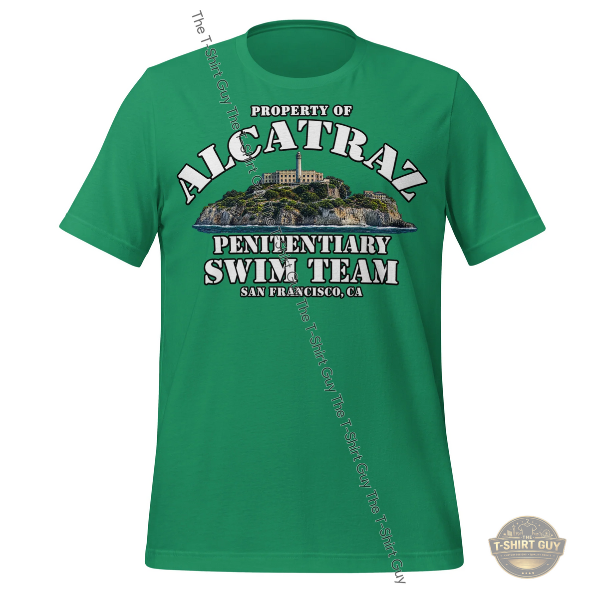 Watermarked - Property of Alcatraz Penitentiary Swim Team Unisex t-shirt