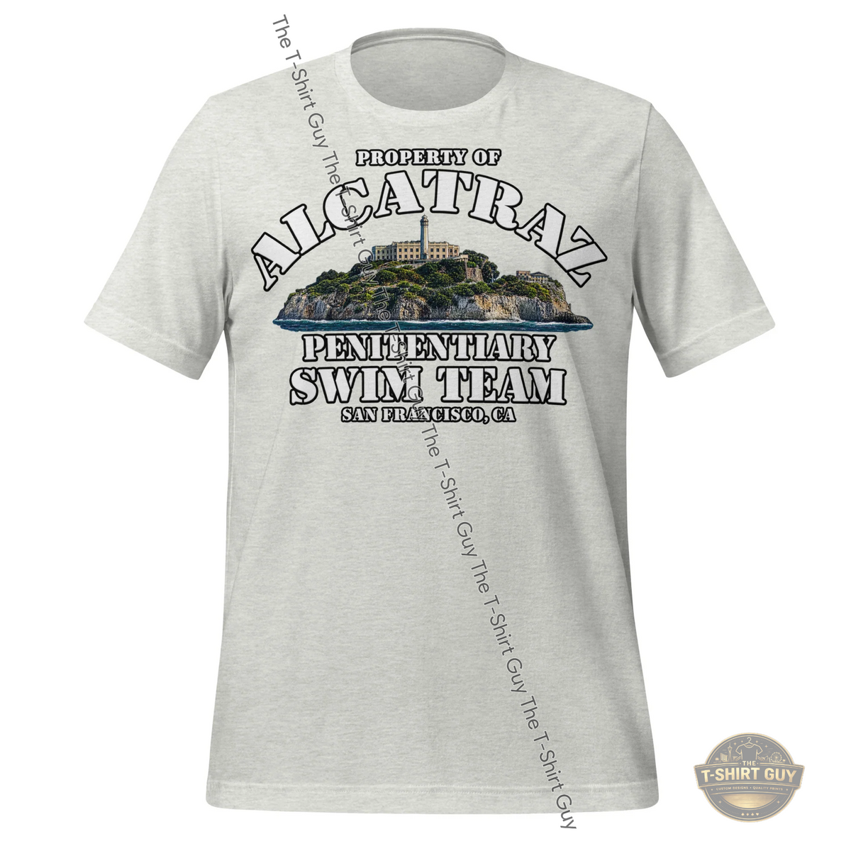 Watermarked - Property of Alcatraz Penitentiary Swim Team Unisex t-shirt