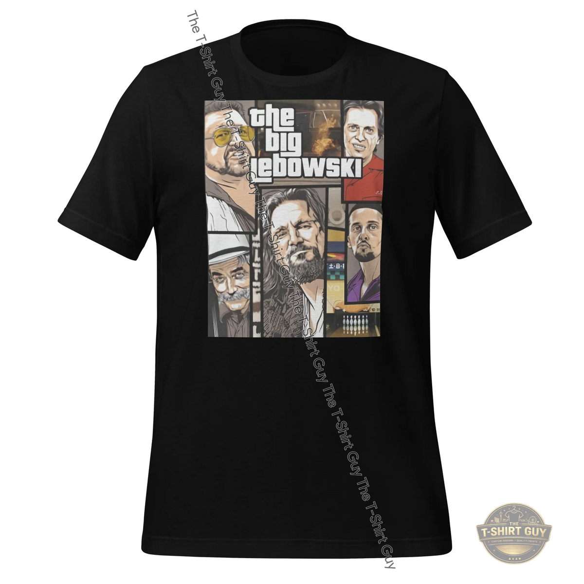 Watermarked - The Big Lebowski Unisex t-shirt