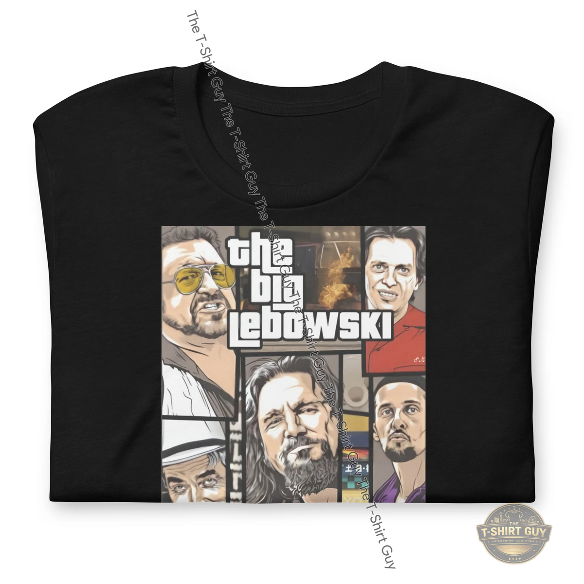 Watermarked - The Big Lebowski Unisex t-shirt