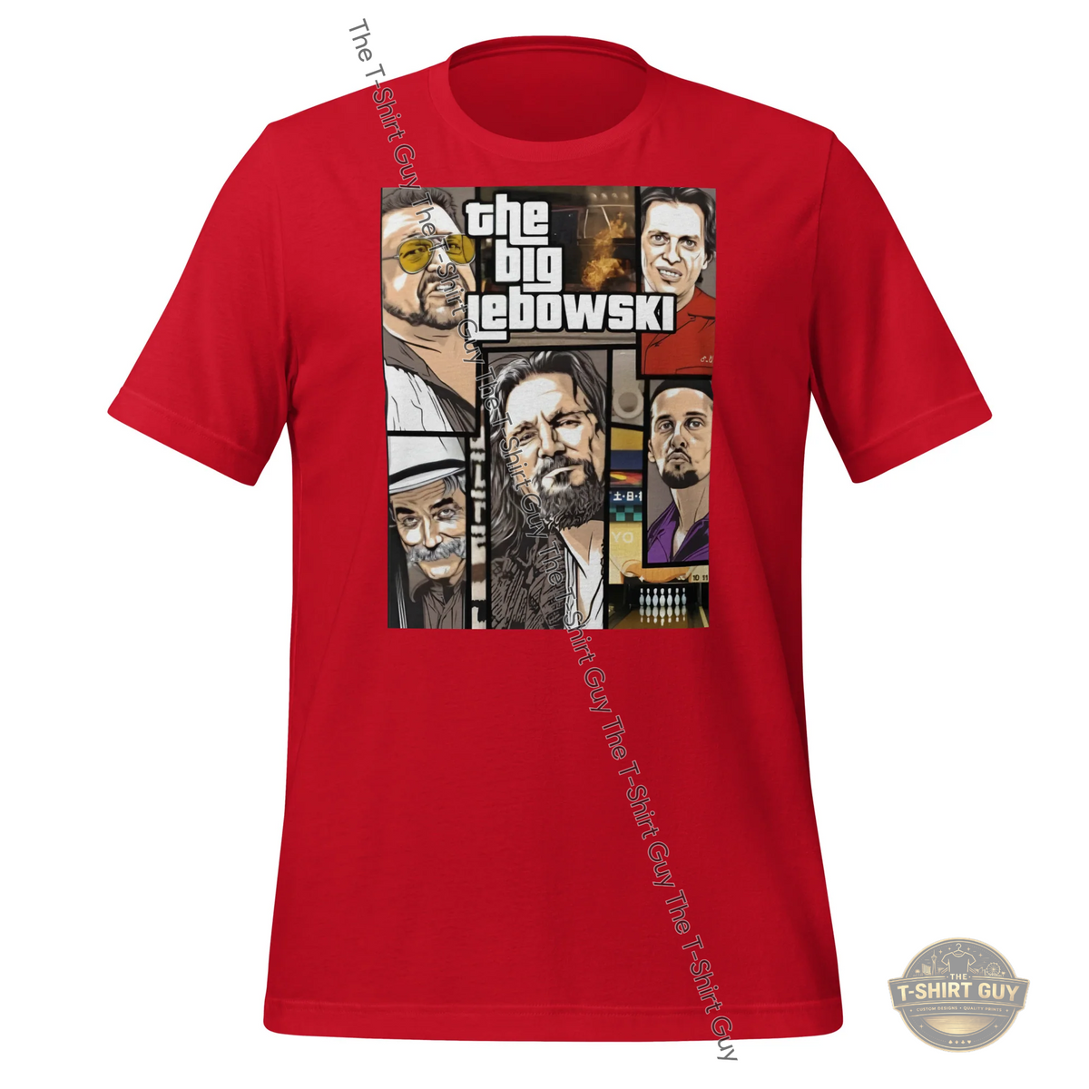 Watermarked - The Big Lebowski Unisex t-shirt