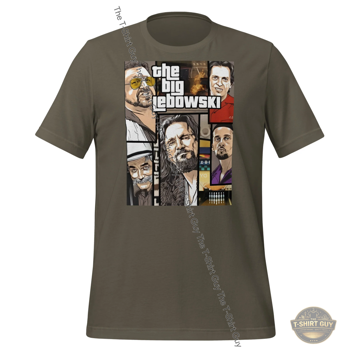 Watermarked - The Big Lebowski Unisex t-shirt