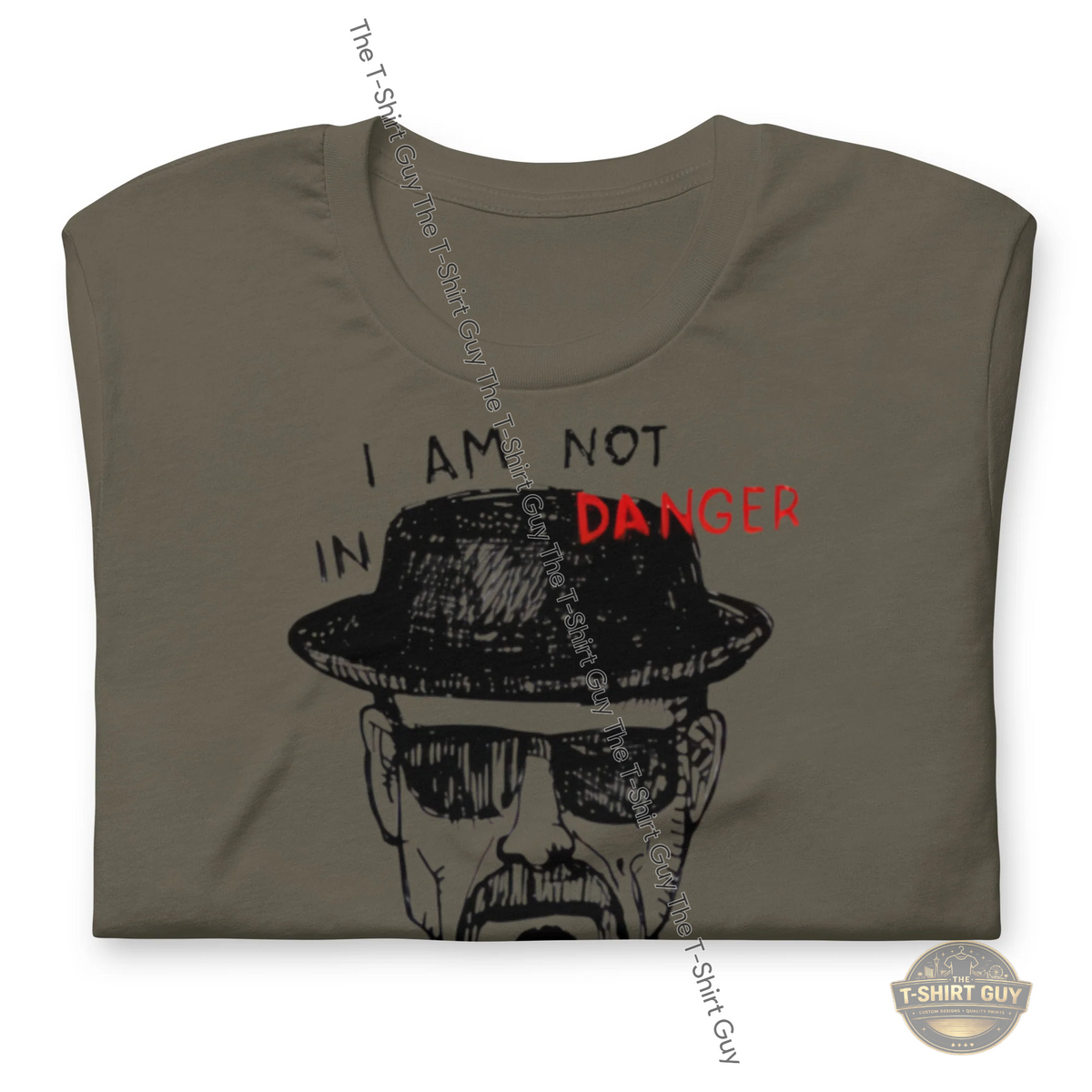 Watermarked - I Am Not In Danger Unisex t-shirt