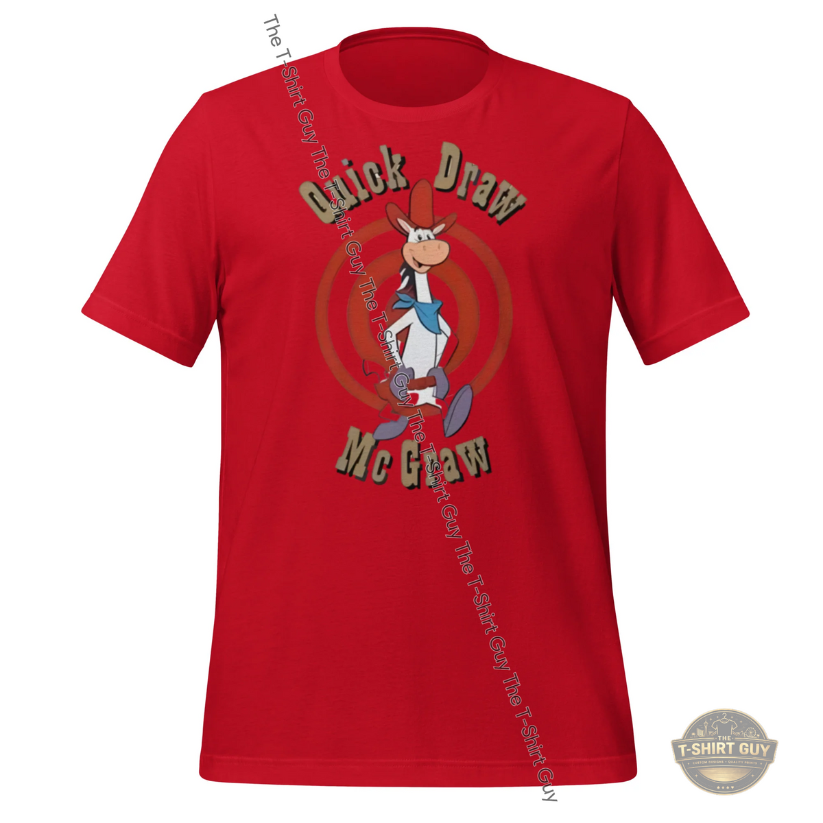 Watermarked - Quick Draw McGraw Unisex t-shirt