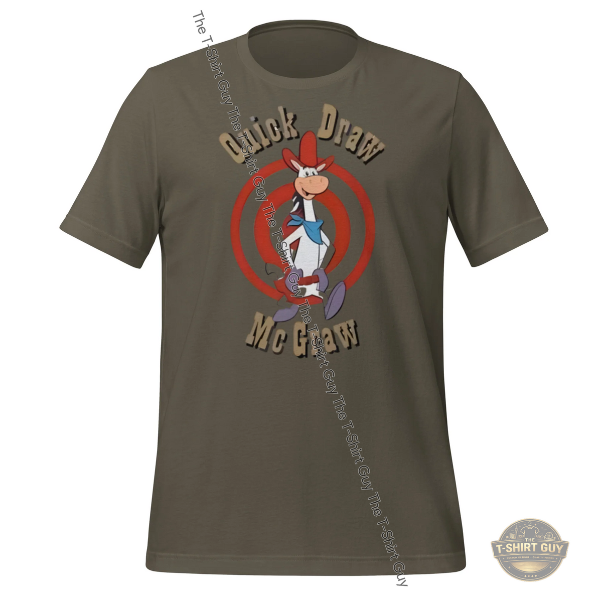 Watermarked - Quick Draw McGraw Unisex t-shirt