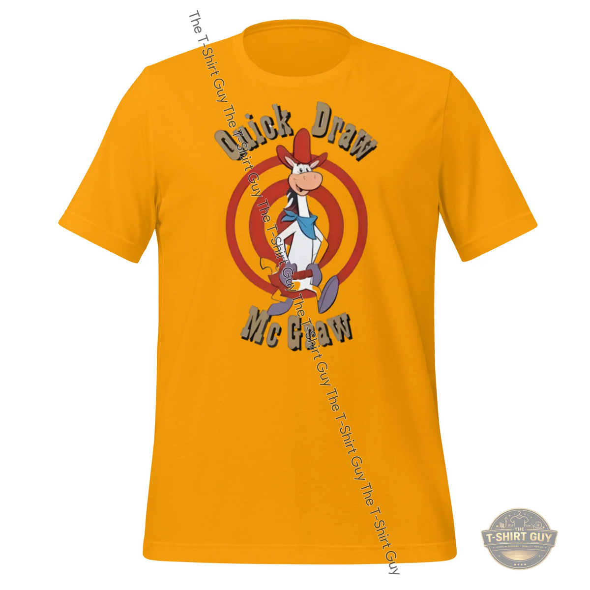 Watermarked - Quick Draw McGraw Unisex t-shirt