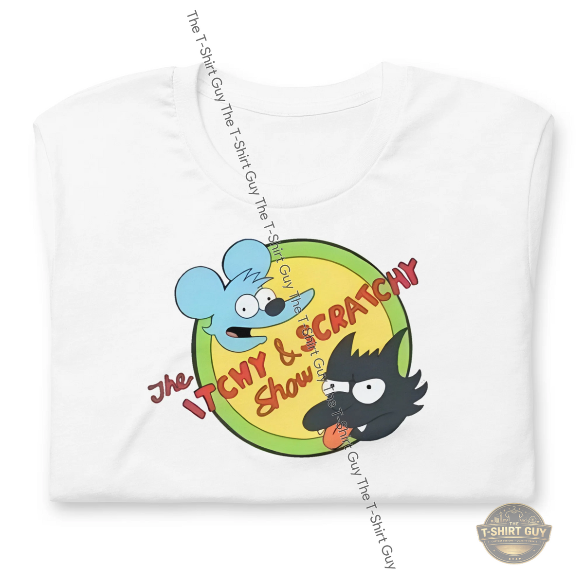 Watermarked - Itchy and Scratchy Unisex t-shirt
