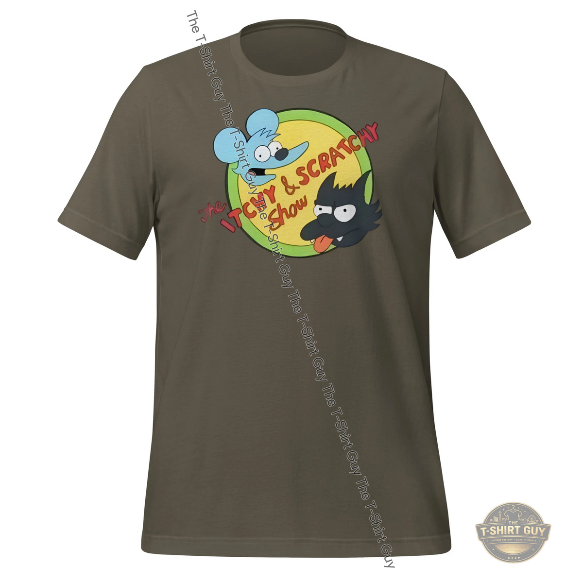 Watermarked - Itchy and Scratchy Unisex t-shirt