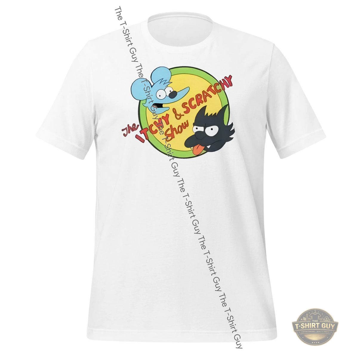 Watermarked - Itchy and Scratchy Unisex t-shirt