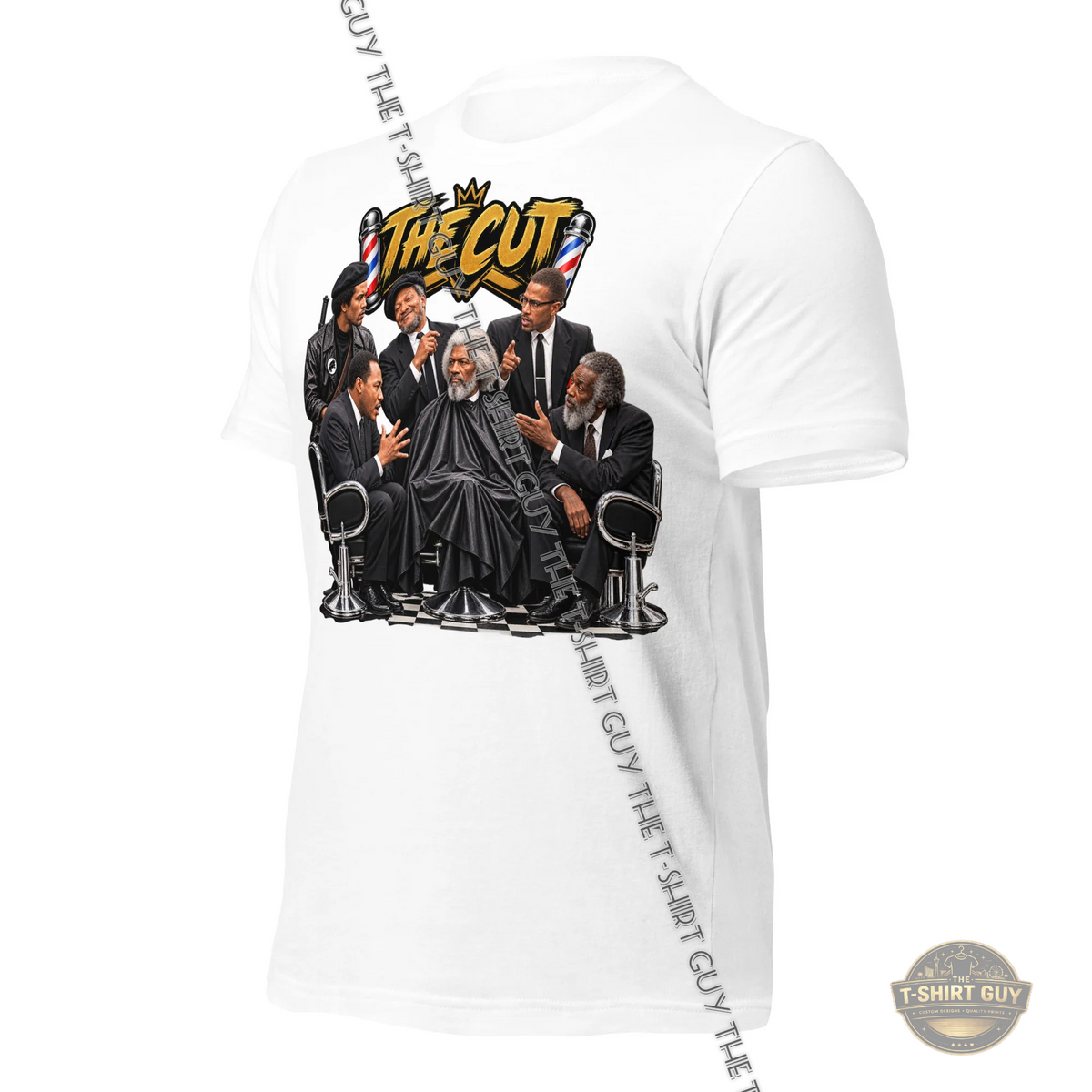 Watermarked - The Cut Legends in the Barbershop Unisex t-shirt