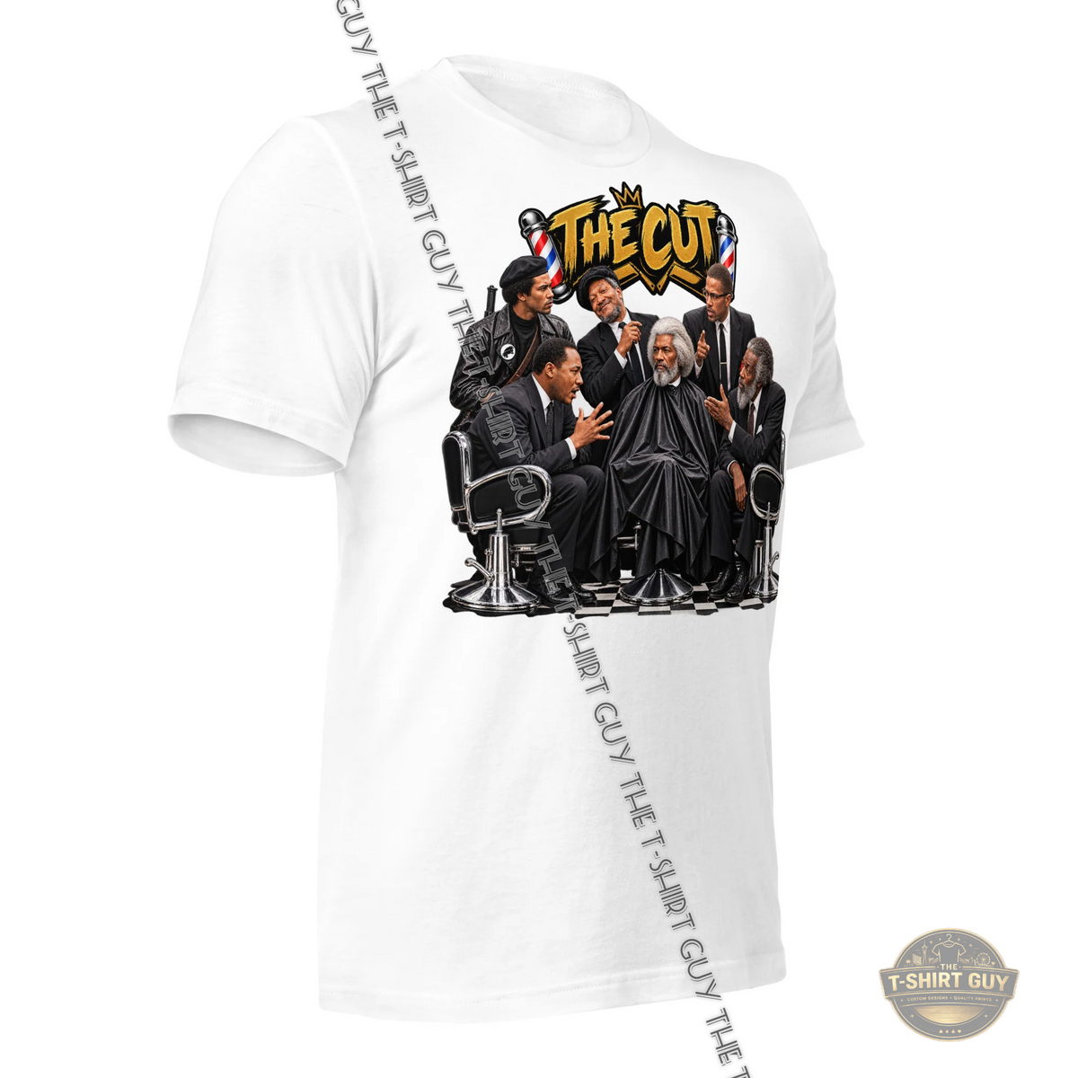 Watermarked - The Cut Legends in the Barbershop Unisex t-shirt