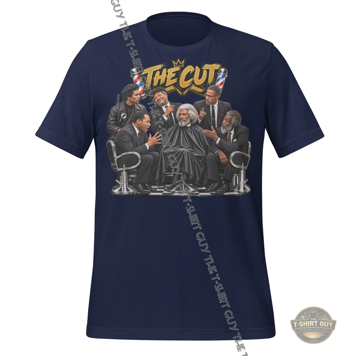 Watermarked - The Cut Legends in the Barbershop Unisex t-shirt