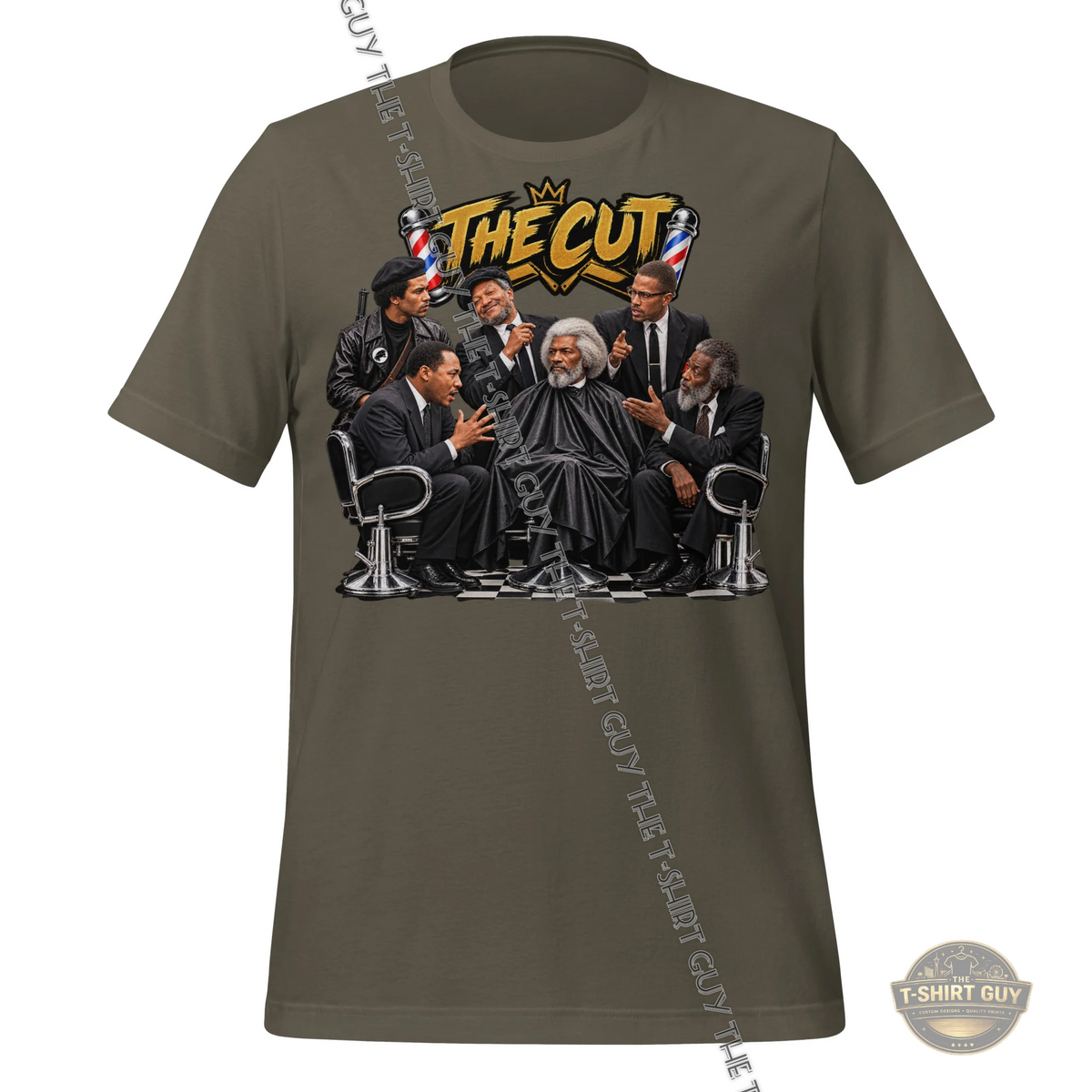 Watermarked - The Cut Legends in the Barbershop Unisex t-shirt