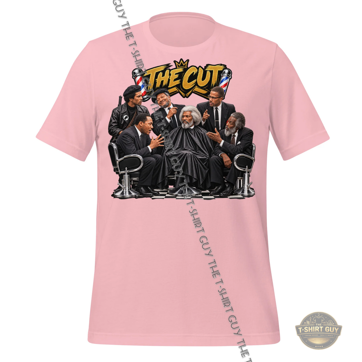 Watermarked - The Cut Legends in the Barbershop Unisex t-shirt