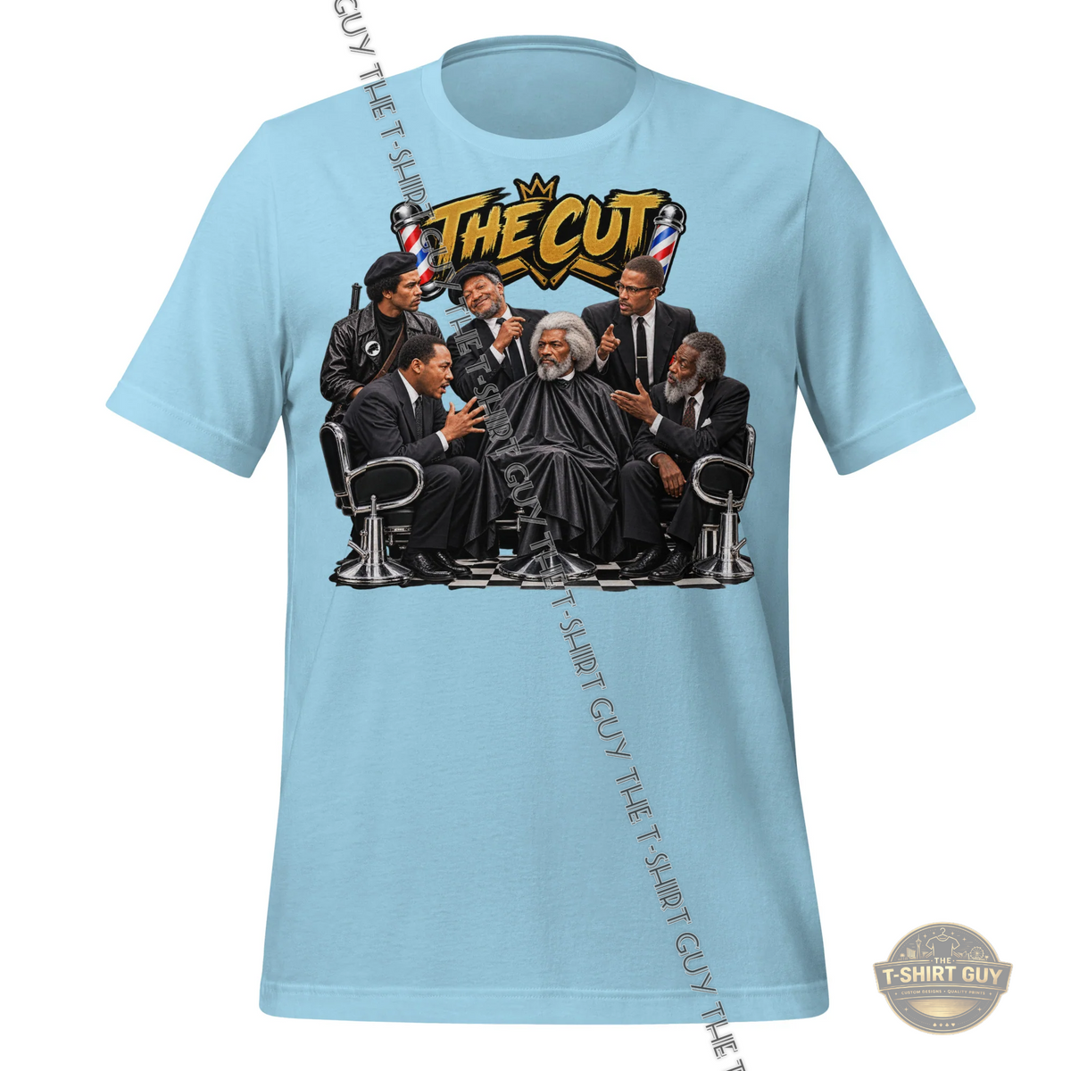 Watermarked - The Cut Legends in the Barbershop Unisex t-shirt